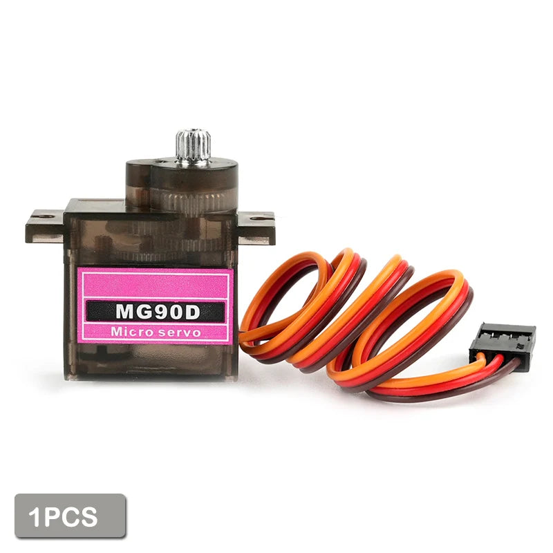 9g Micro Digital Servo MG90D Metal Gear 4.8V-6.0V Brush Motor For MOC Bricks RC Plane Helicopter Airplane 450 Drone Toys Parts
