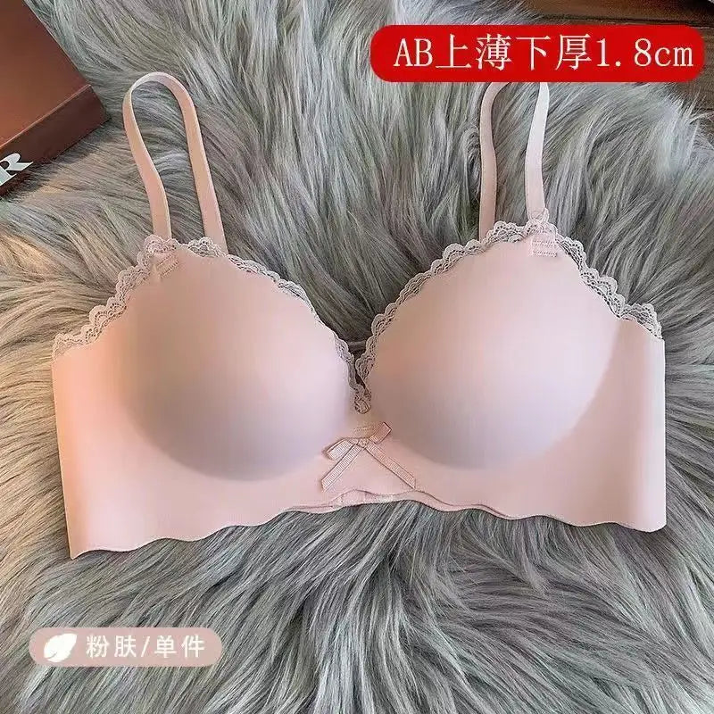 Women Small Bra Push Up Brasieres Thick Adjustable Wireless Underwear Woman Sexy Intimates Lingerie Brasiere