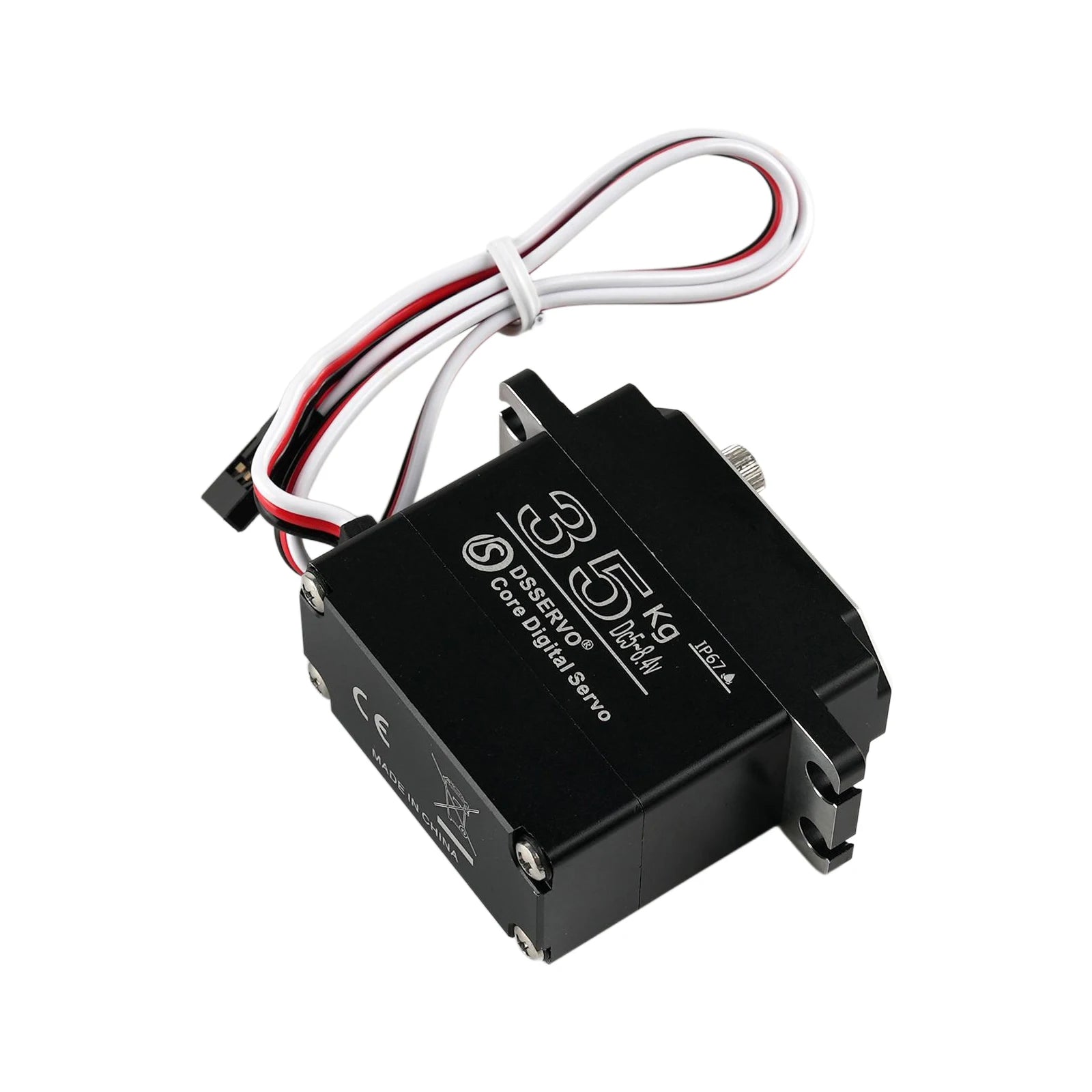 35Kg All-Metal Digital Servo DS3335 180/270/360 Degree Carbon Brush Servos IP67 Waterproof Metal Gear For RC Robot Cars Crawler