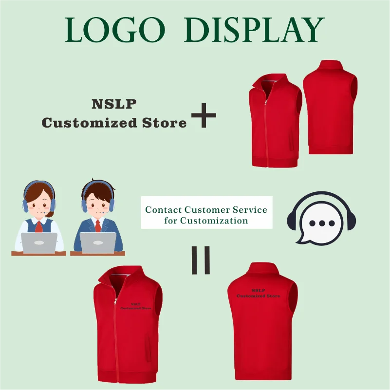 Customized Logo Autumn And Winter Sleeveless Vest For Men And Women Vest Warm Jacket Warm Sleeveless Thick Vest
