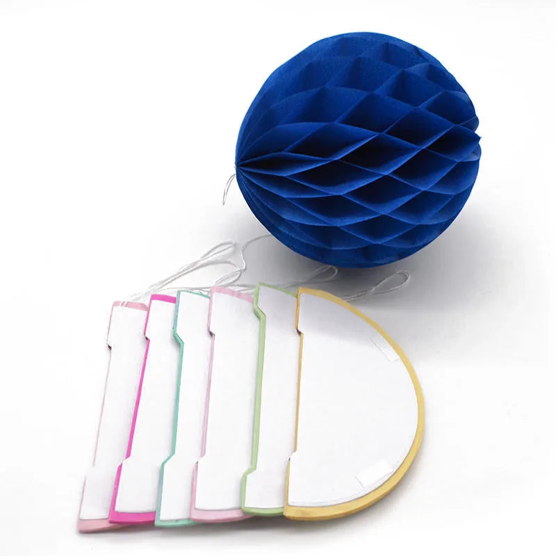 5pcs/lot 10/15cm Decorative Paper Honeycomb Ball Pastel Flower Wedding Kid Birthday Party Decoration Baby Shower Supplies8Z