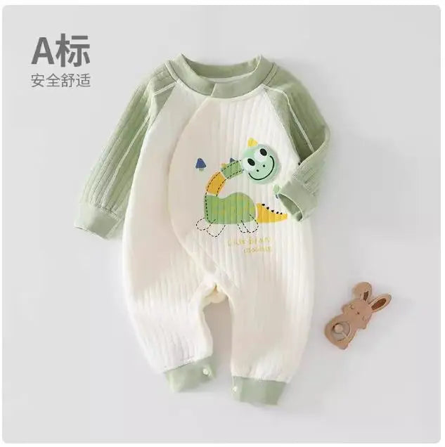 Pure cotton warm clothes for newborn babies 1