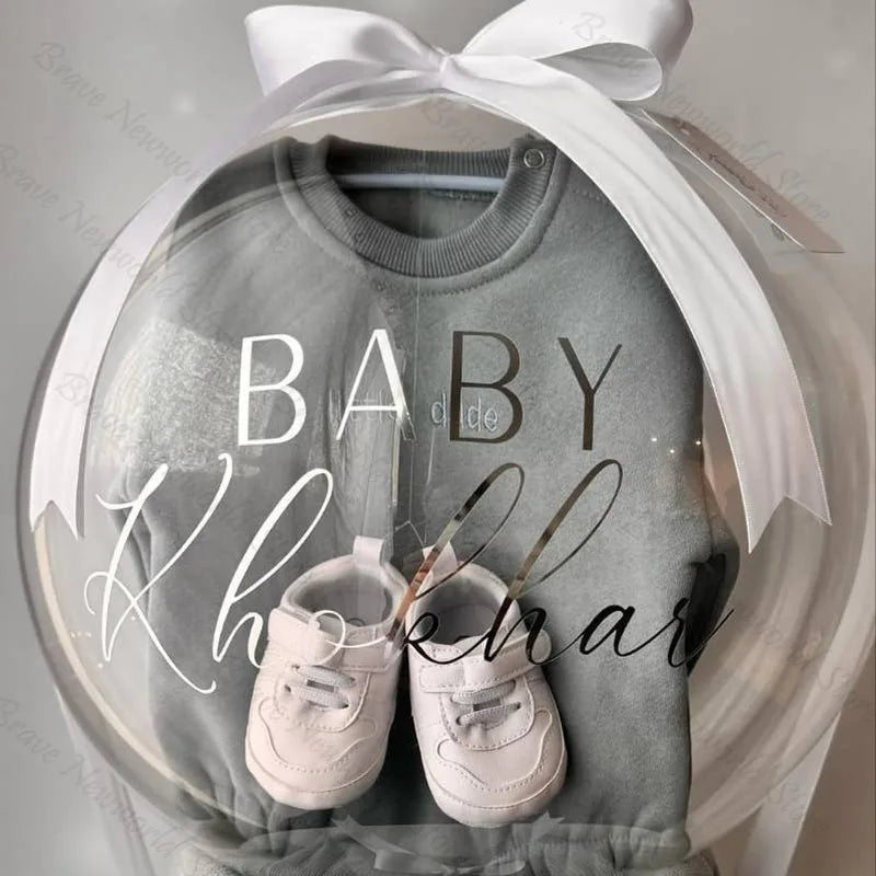 1Pc 28inch Wide Neck Balloon for Stuffings Transparent Wide Mouth Bubble Ballon Toys Clothes Birthday GIft Globo Baby Shower Dec