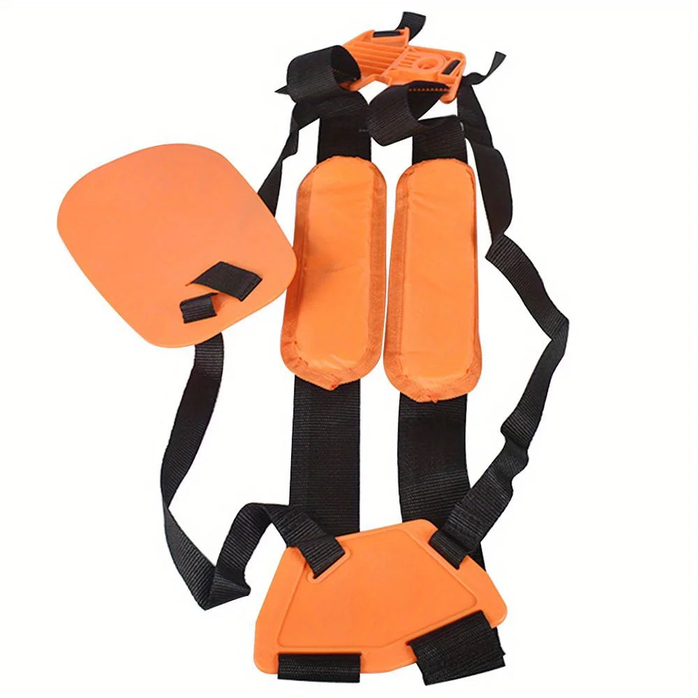 Trimmer Harness Weed Eater Strap Replacement for Adjustable Double Shoulder Mower Nylon Belt for Brush Cutter Garden Lawn