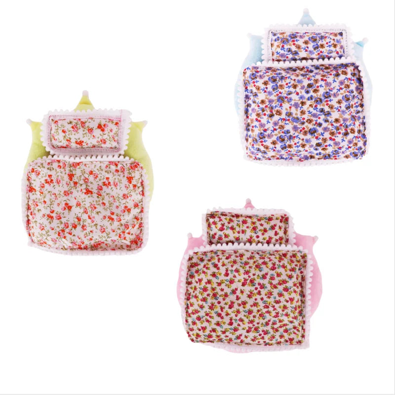 Suitable For 17cm Labubu Bedding Three Piece Set Pillow Cushion Blanket Sleeping Bag Christmas Birthday Gift Soft Collection Bag