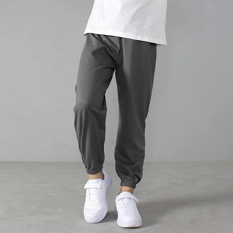 Boys' Cotton Sweatpants Unisex Toddler Jogger Pants Spring Baby Pants Children's Mosquito Trousers Summer Girls' Casual Clothes