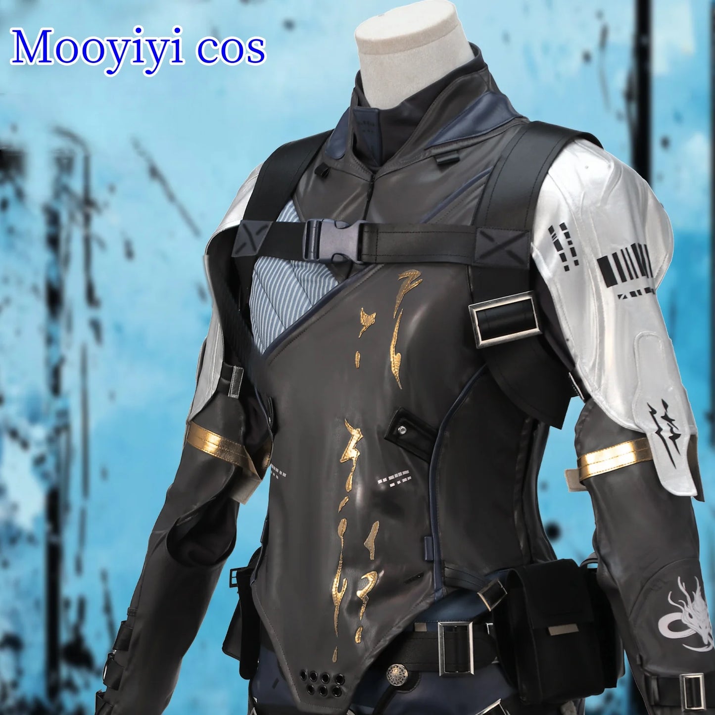 New Mooyiyi cos Game Wuthering Waves Cos Calcharo Cosplay Costume Halloween Christmas Role Playing S-XXXL Male Exquisite props