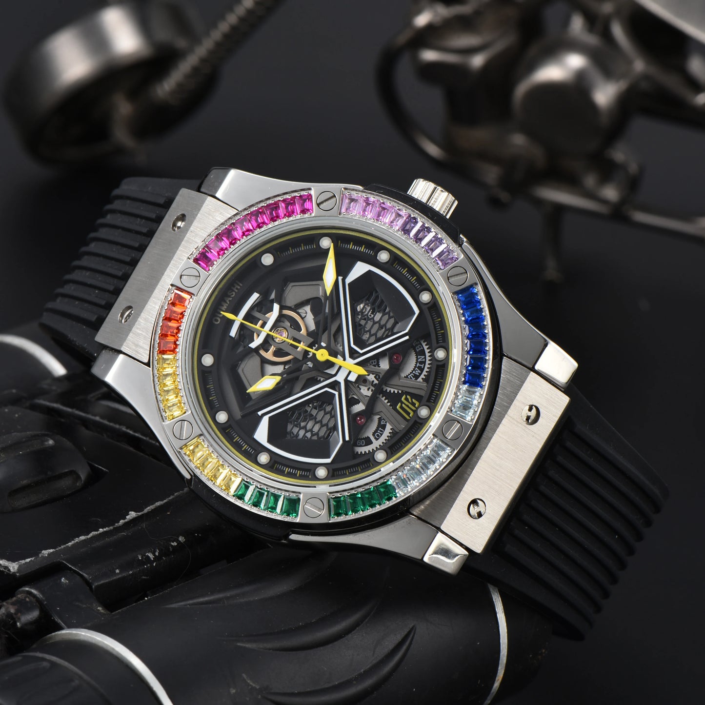 Luxury MITOTA8215 44.5mm customized Mechanical Watch 316L Stainless Steel Luminous Automatic Mechanical Waterproof Watch 10BRA