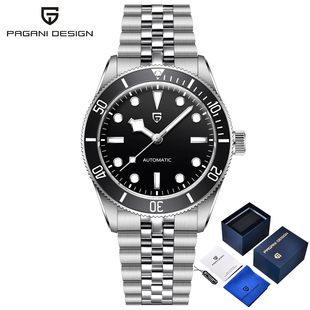 PAGANI DESIGN Luxury Men's Watch 2025 New Mechanical Wristwatch Sapphire Mirror Clock With BOX Fashion Luminous Automatic Watch
