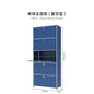 b7+  Nordic medieval cream wind small apartment display cabinet stainless steel module furniture decorative cabinet