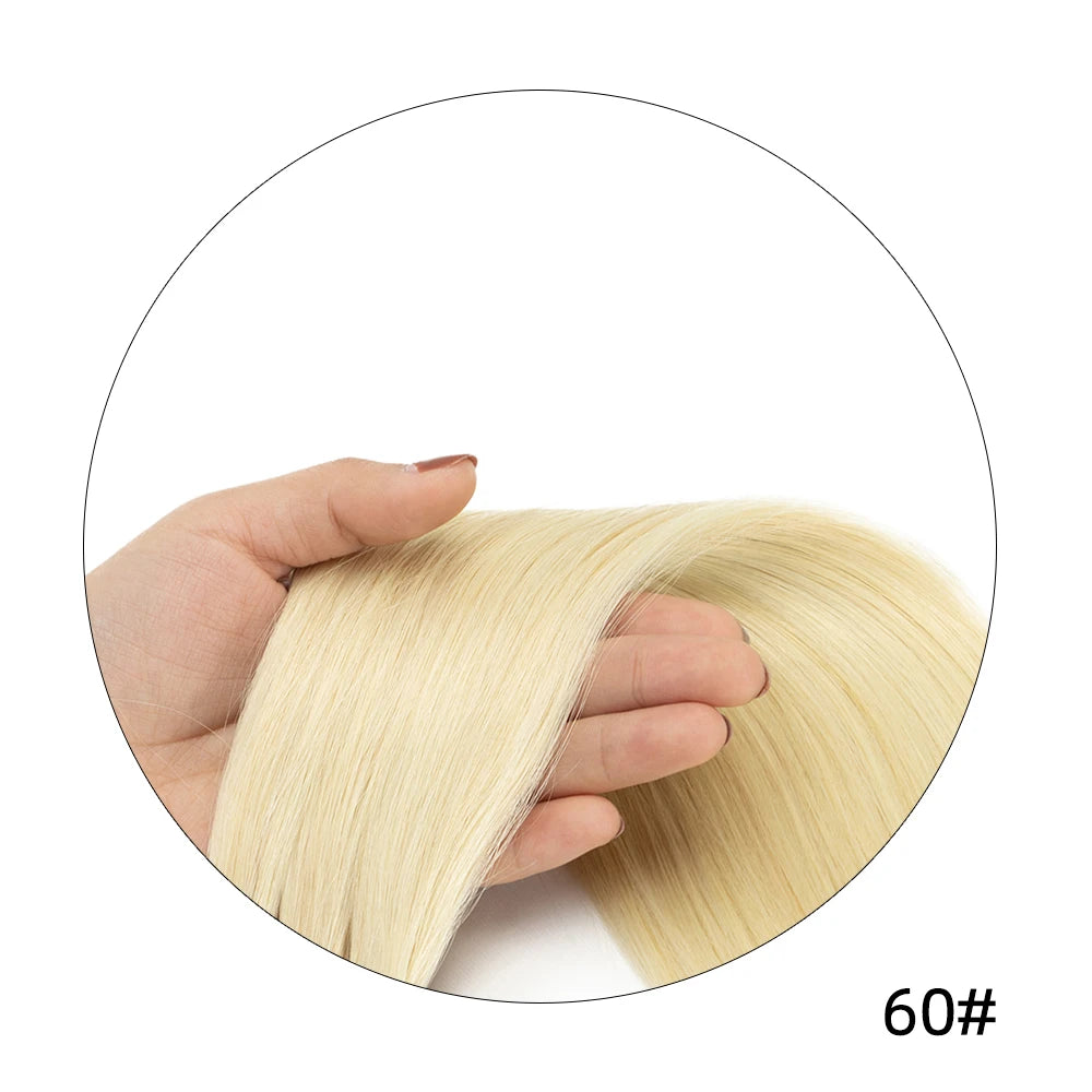 isheeny 140-240G Blonde Brazilian Machine Remy Straight Clip In Human Hair Extensions Full Head 6pcs/set 14-24 Inch Volume Hair