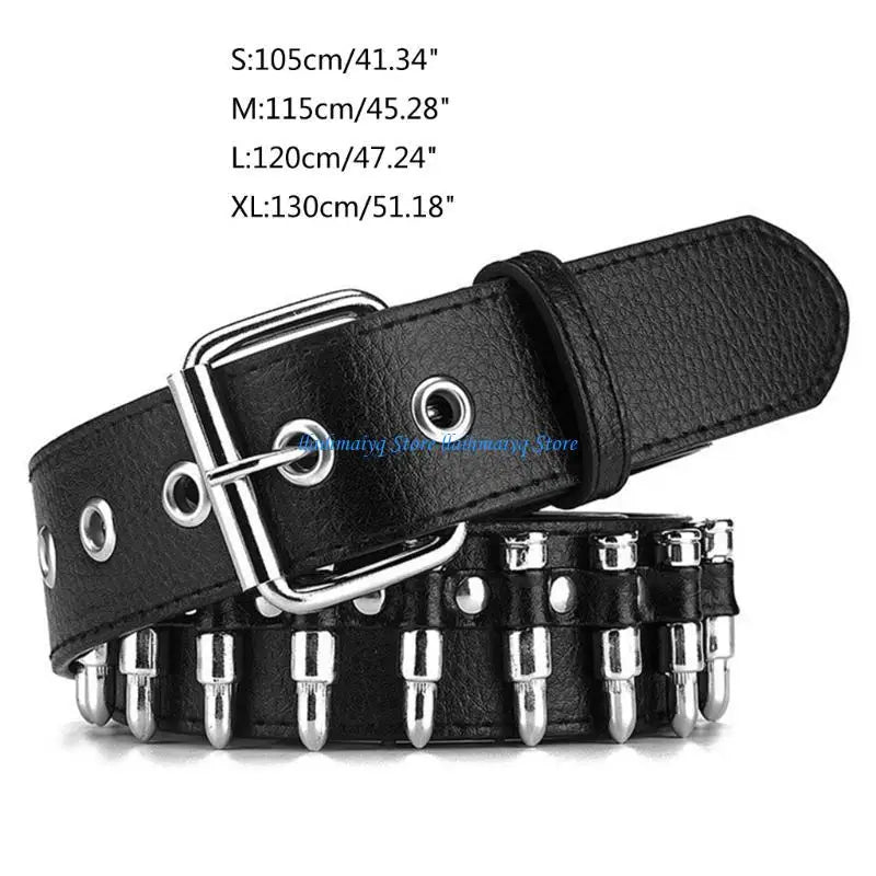 573B Fashion Hot Girls Alloy Warhead Rivet Waist Straps Pin Buckle Belt Universal Coat Dress Ladies Thin Formal Waistband