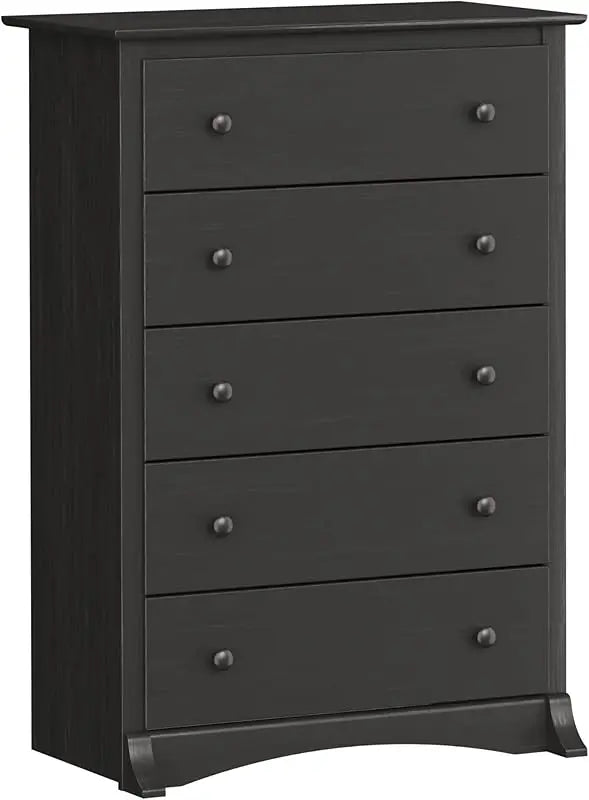 Superior 5-Drawer Chest for Bedroom - Spacious and Stylish Chest of Drawers, Measuring 17.75"D x 31.5"W x 44.75"H,