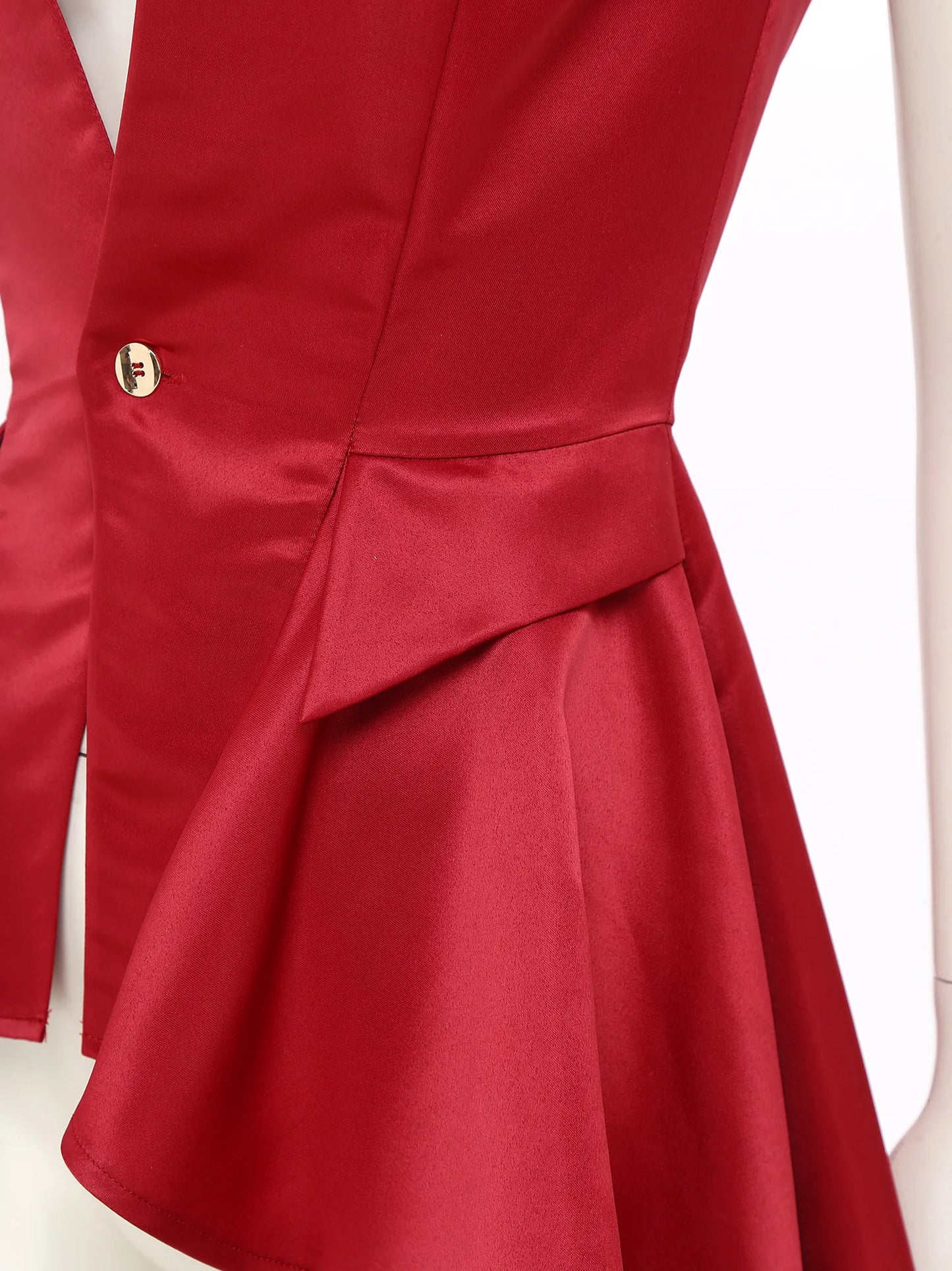 Women Medieval Renaissance Vampire Cosplay Costume Victorian Waterfall Waistcoat Jacket Gothic Steampunk Tail Coat for Halloween