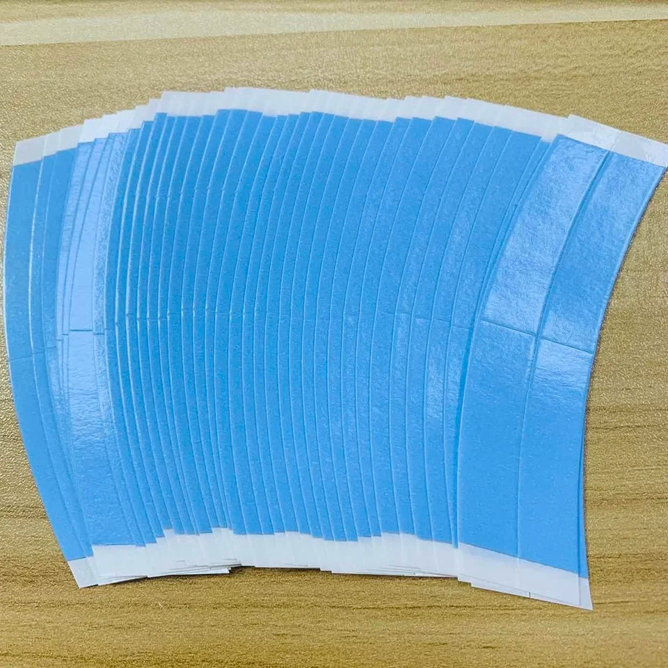 36pcs/pack Double Sided Hair Adhesive Tape Adhesive Blue Hair Clip For Lace Wig Extension Tools Lace Front Tape