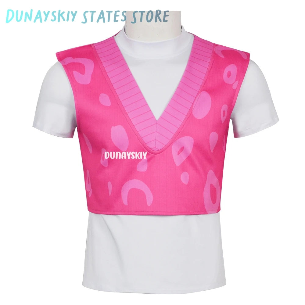 Sajaboys Cosplay Jinu Boy Group Anime Huntrix Movie Kpop Demon Handsome Vest Vampire Goth Punk Long Coat Korea Idol Halloween