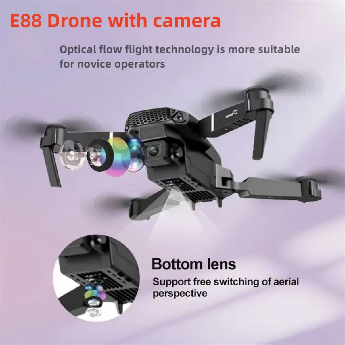 SkyCapture™ – Foldable Smart Camera Drone with 1 Battery (US