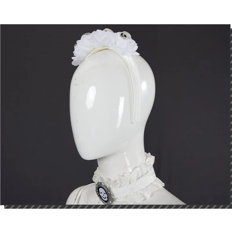 2025 Halloween Corpse Emily Cosplay Costume Bride White Wedding Dress Carnival Horror Party Bride Emily's Dressing Up
