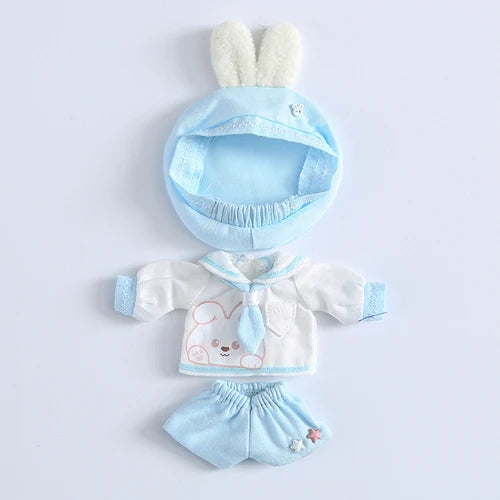 Baby Clothes Top + Hat + Pants/Skirt For 1/12 BJD,Ob11,Molly, Gsc,Body9 Doll Accessories Boys Girls Toys
