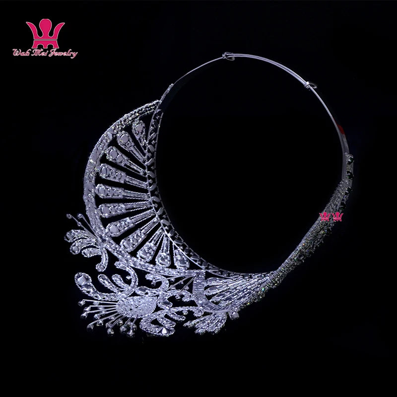 European and American Beauty-Selected Crown Hair Crown Jiali Award Ceremony Back Crown Hair Accessories Shooting