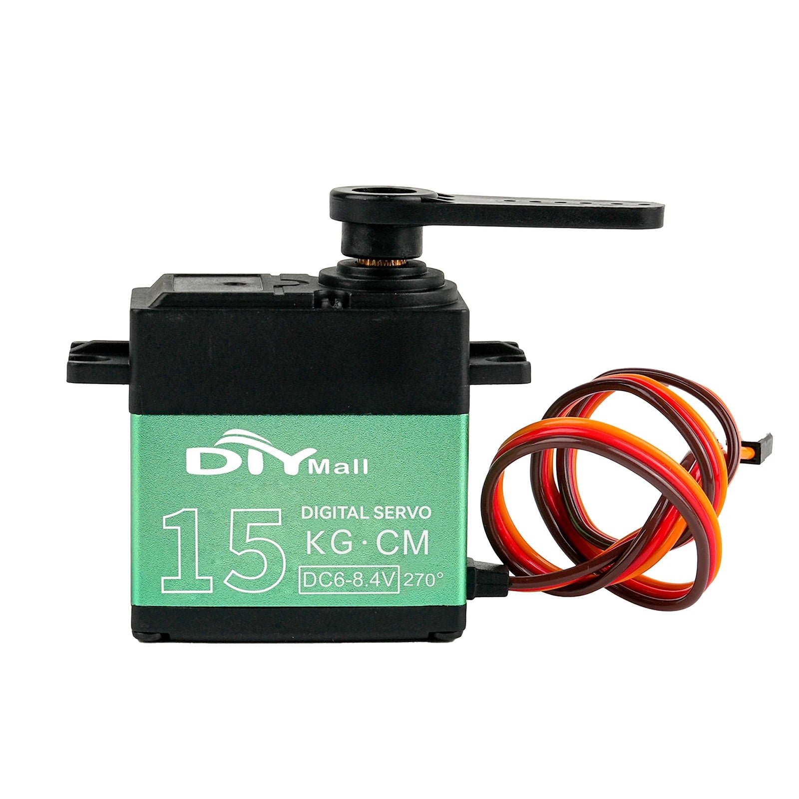 15kg TD-8815MG Digital Servo Carbon Brush Motor Metal Gear 180°/270°/360° Servos for RC Robot Car Aircraft Model Toy Power Parts