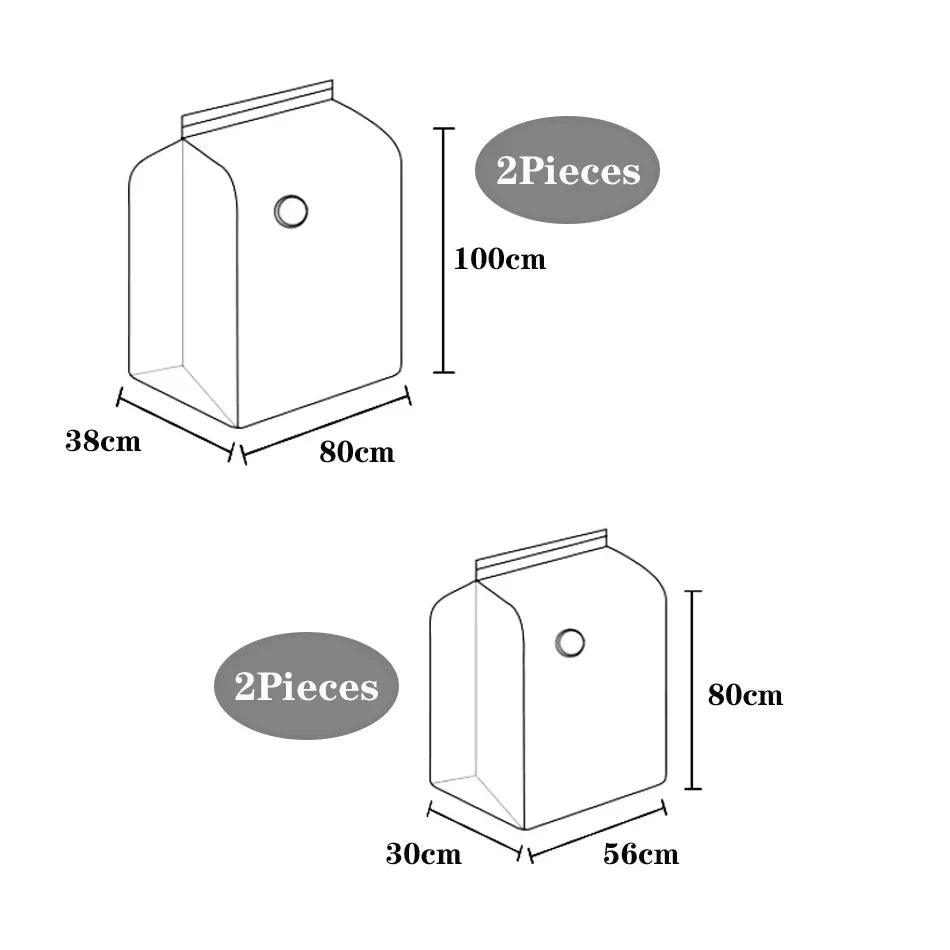 Space Save Clear Vacuum Storage Sealer Bags Large Compression Sealed Bags Home Organizer For Comforters Pillows Bedding Coats