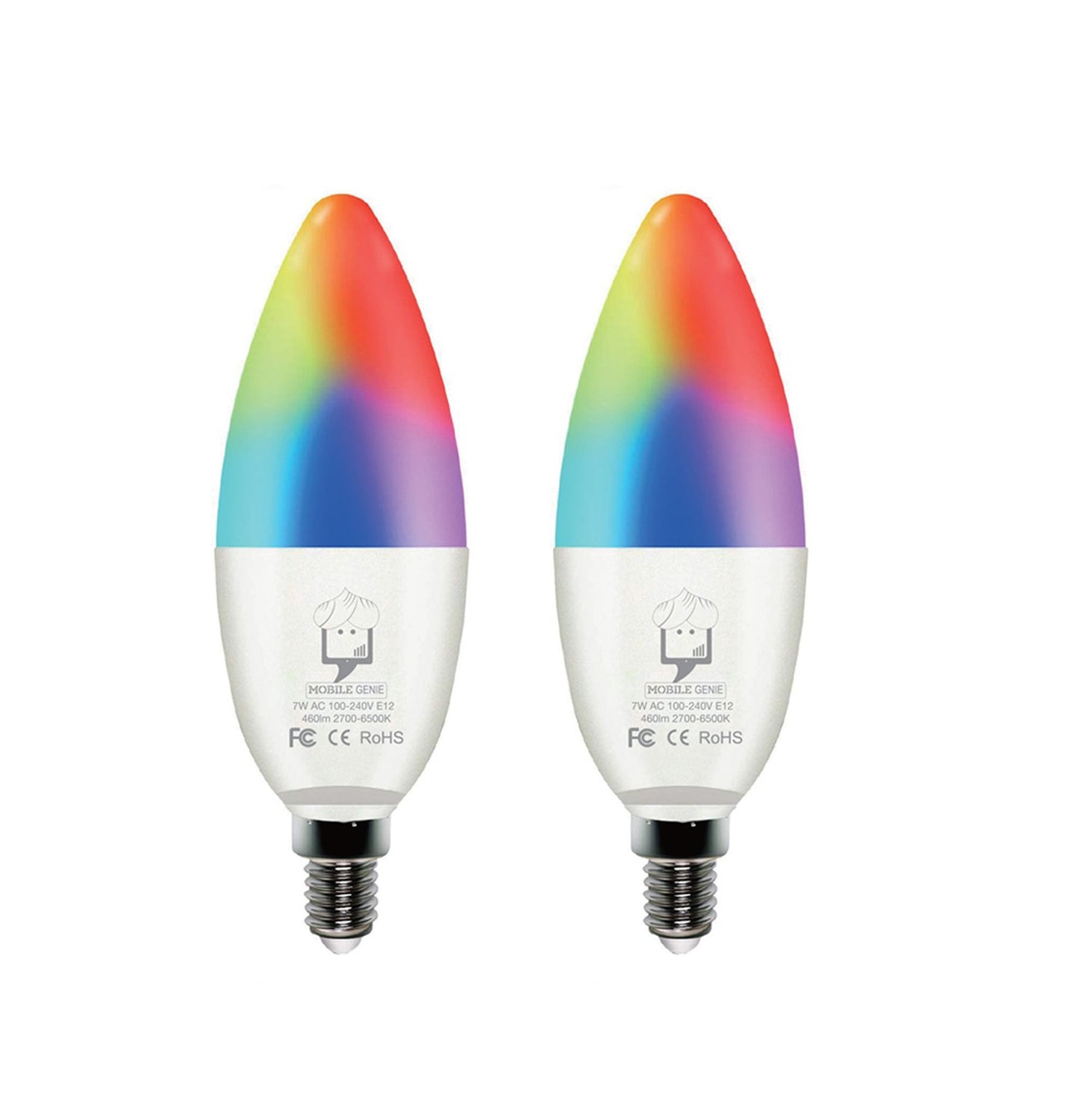 Genie Smart LED Candelabra Bulb E12 (Works with Google Home/Alexa) -