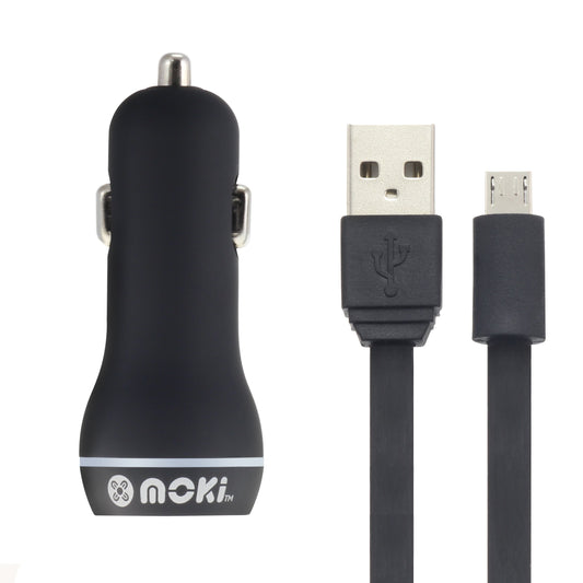 MOKI Micro-USB SynCharge Cable + Car