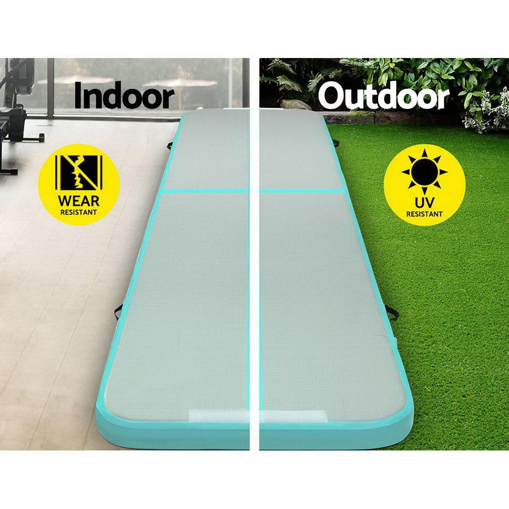 Everfit GoFun 4X1M Inflatable Air Track Mat with Pump Tumbling