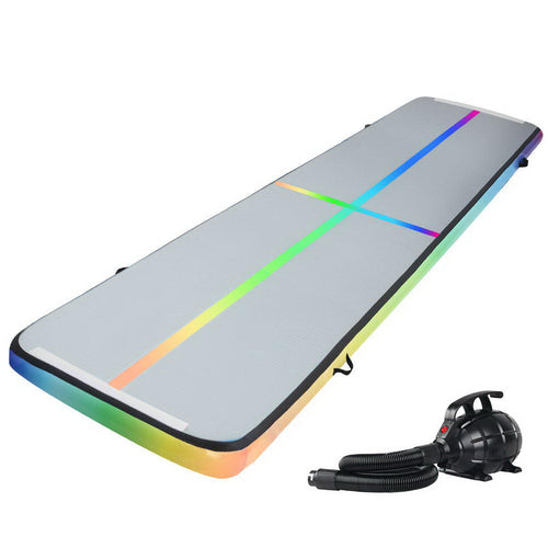 Everfit 5M Air Track Gymnastics Tumbling Exercise Mat W/ Pump