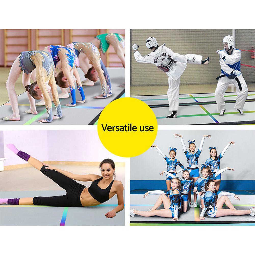 Everfit 5M Air Track Gymnastics Tumbling Exercise Mat W/ Pump