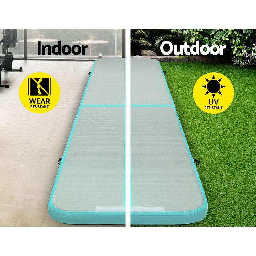Everfit GoFun 5X1M Inflatable Air Track Mat with Pump Tumbling