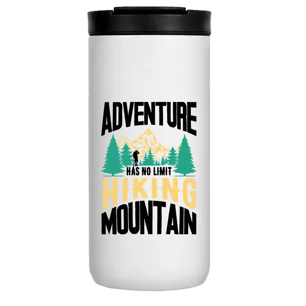 Adventure Has No Limit Hiking Mountain 14oz Insulated Coffee Tumbler