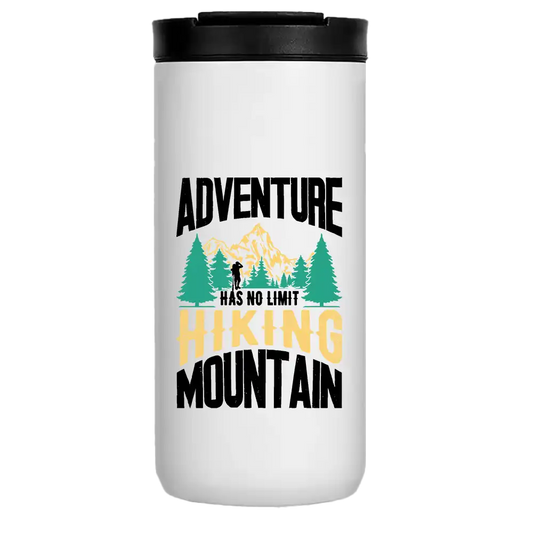 Adventure Has No Limit Hiking Mountain 14oz Insulated Coffee Tumbler