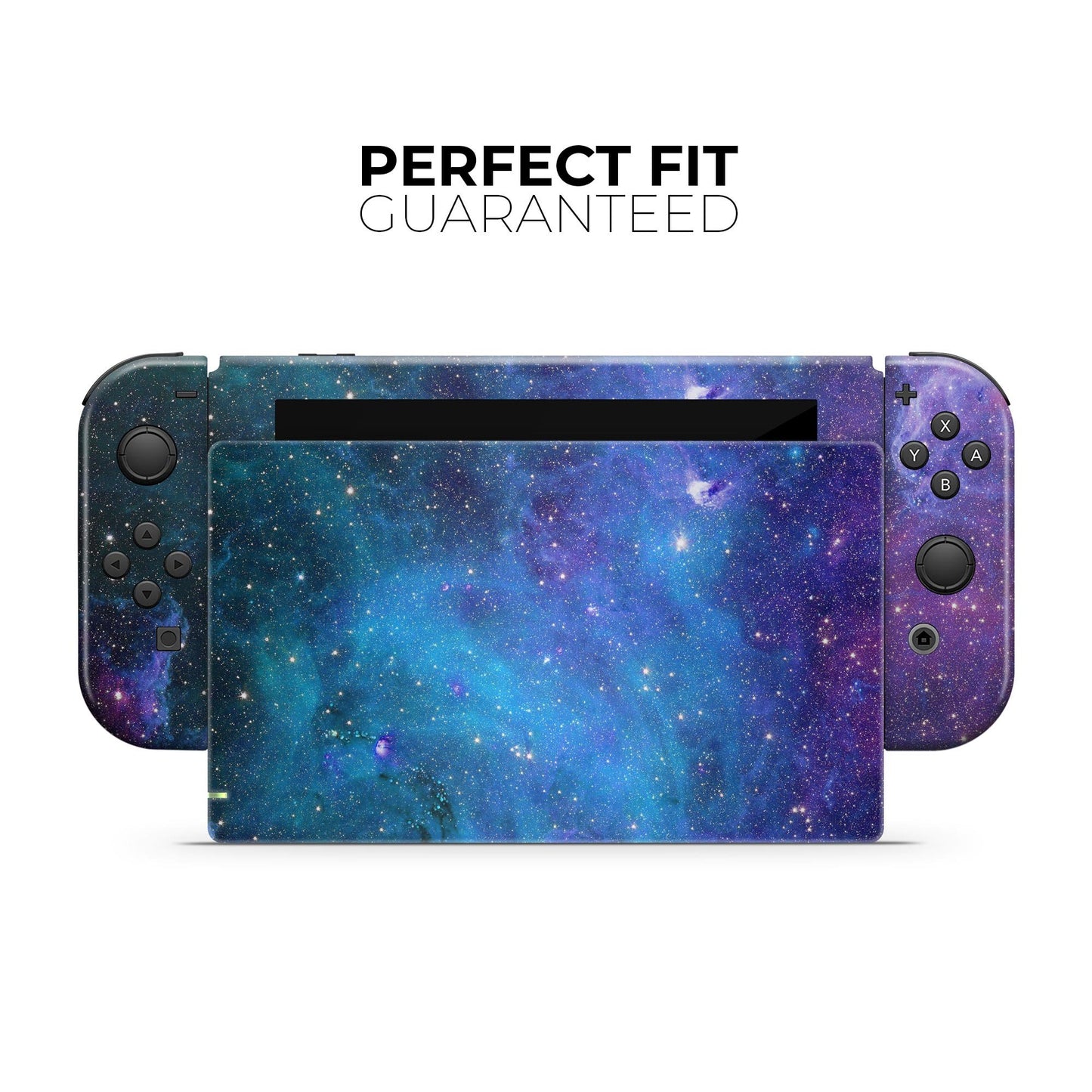 Azure Nebula - Vinyl Skin Wrap for Nintendo Switch 2, OLED, Lite, Pro