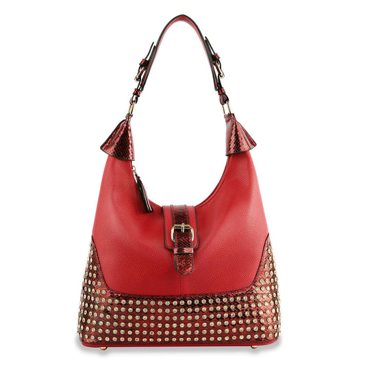Decorative Hobo Handbag