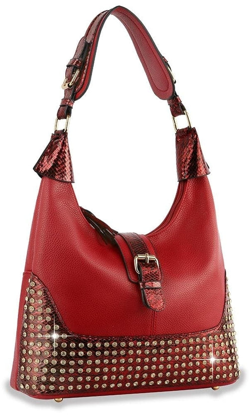 Decorative Hobo Handbag