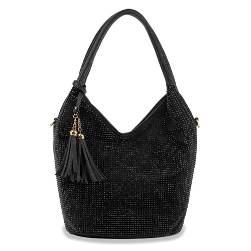 Stunning Sparkling Tall Shoulder Bag