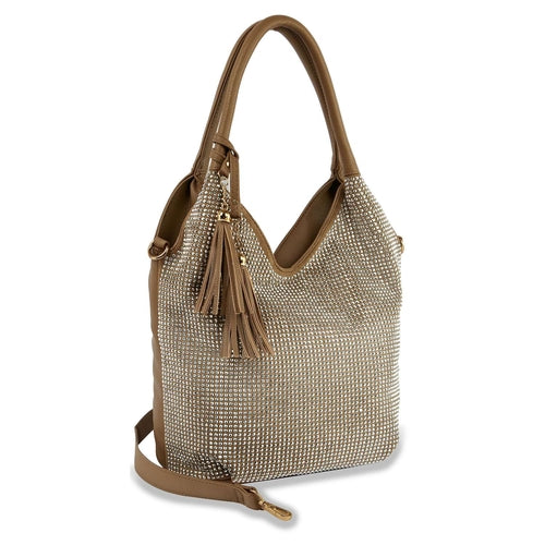 Stunning Sparkling Tall Shoulder Bag