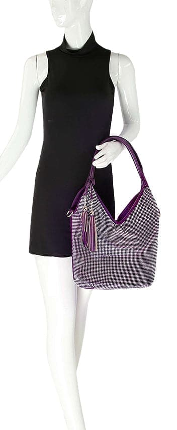Stunning Sparkling Tall Shoulder Bag
