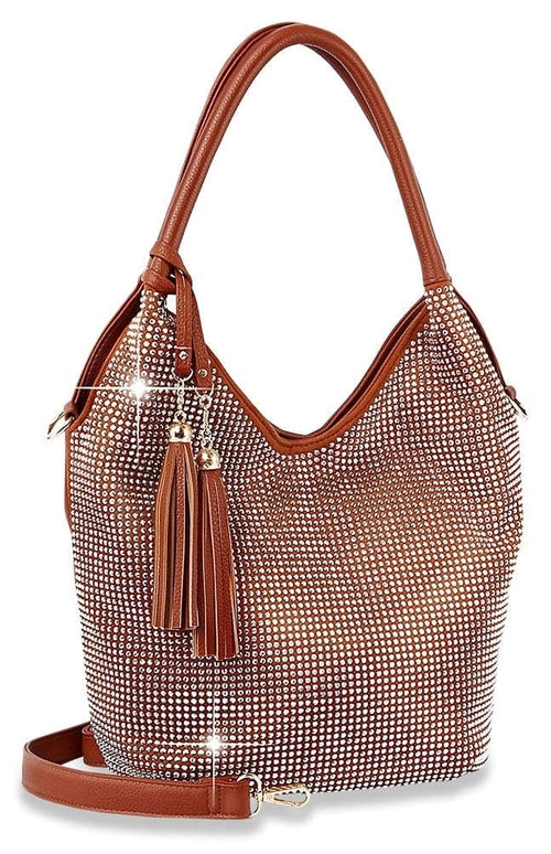 Stunning Sparkling Tall Shoulder Bag