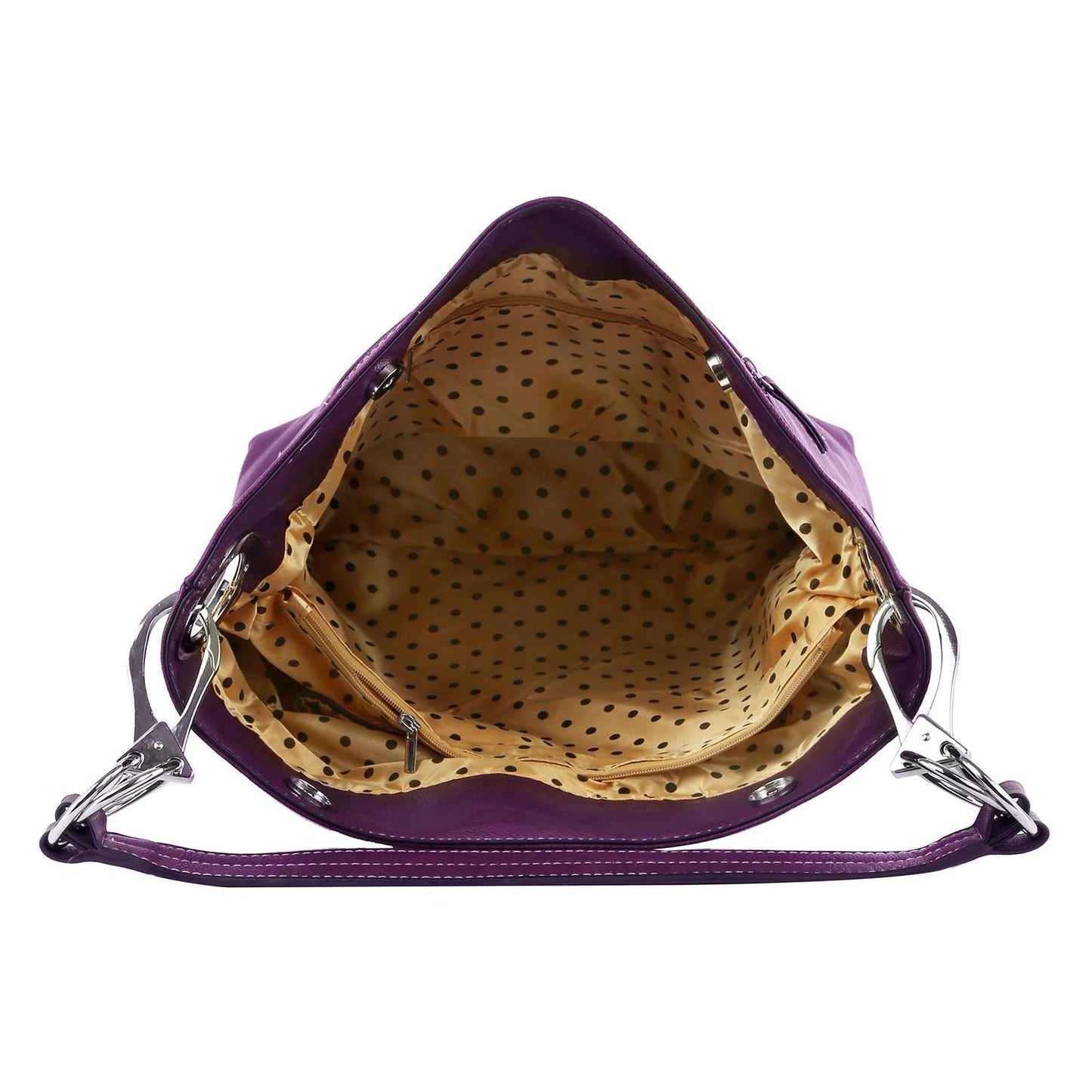 Bling Accent Banded Hobo