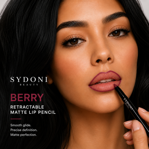 SYDONI RETRACTABLE MATTE LIP PENCIL with SHEA BUTTER 9 Rich,