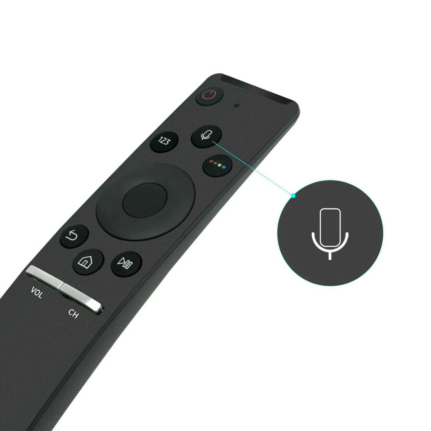 Chunghop 4K UHD Bluetooth Voice Remote Replacement for Samsung
