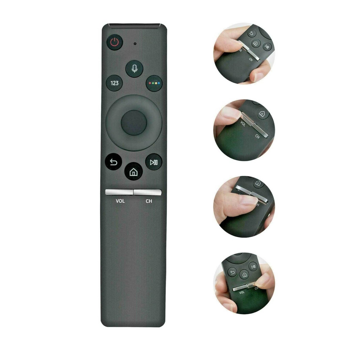 Chunghop 4K UHD Bluetooth Voice Remote Replacement for Samsung