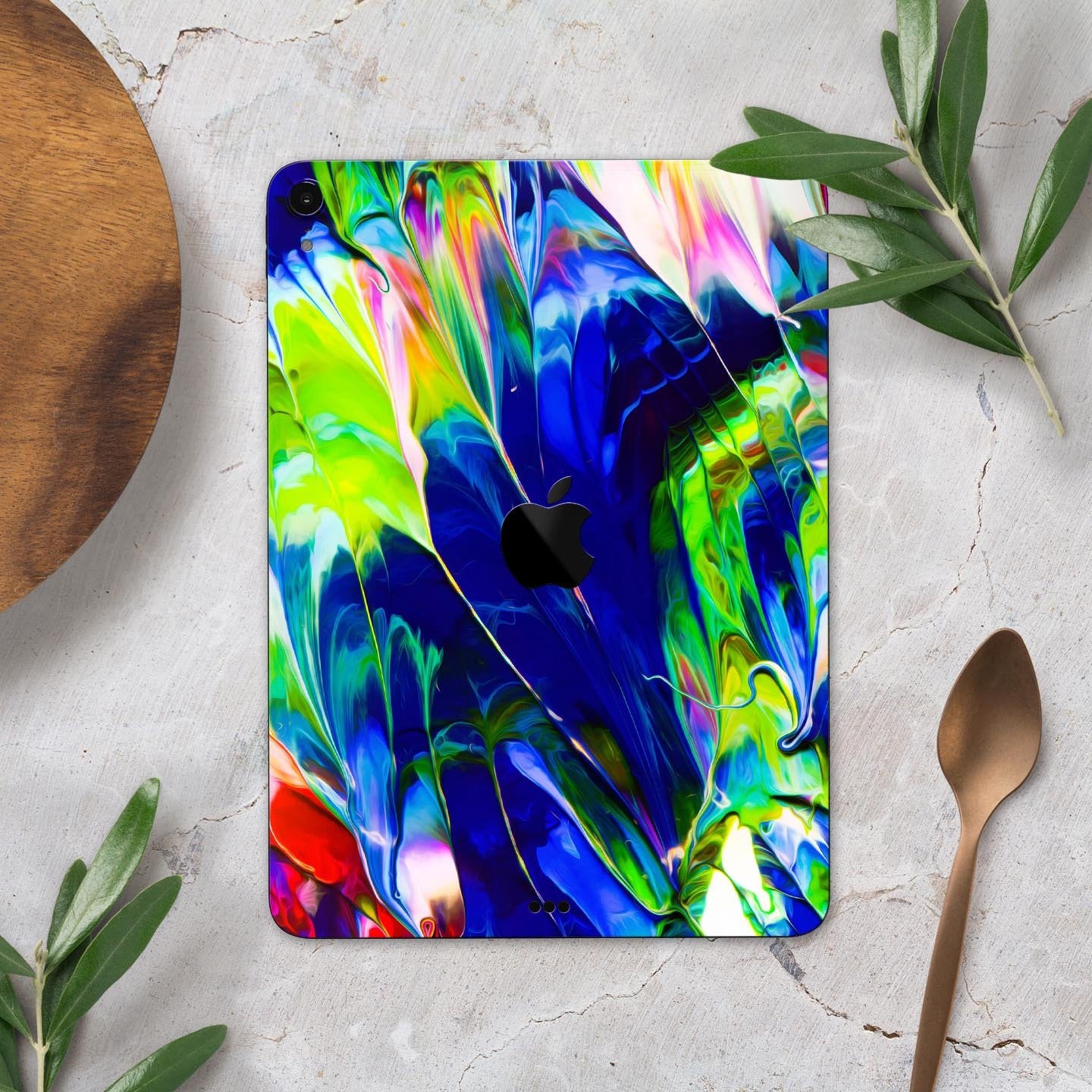Blurred Abstract Flow V6 - Full Body Skin Decal for the Apple iPad Pro