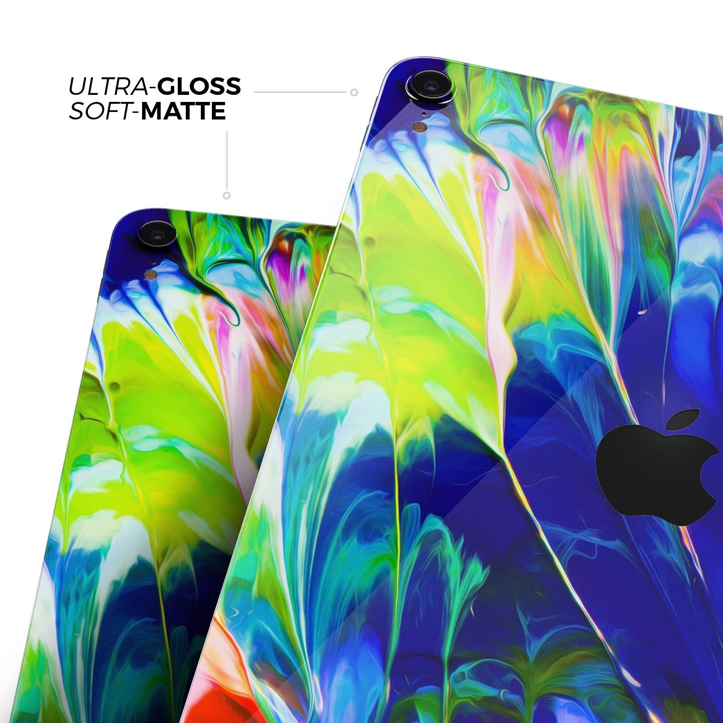Blurred Abstract Flow V6 - Full Body Skin Decal for the Apple iPad Pro