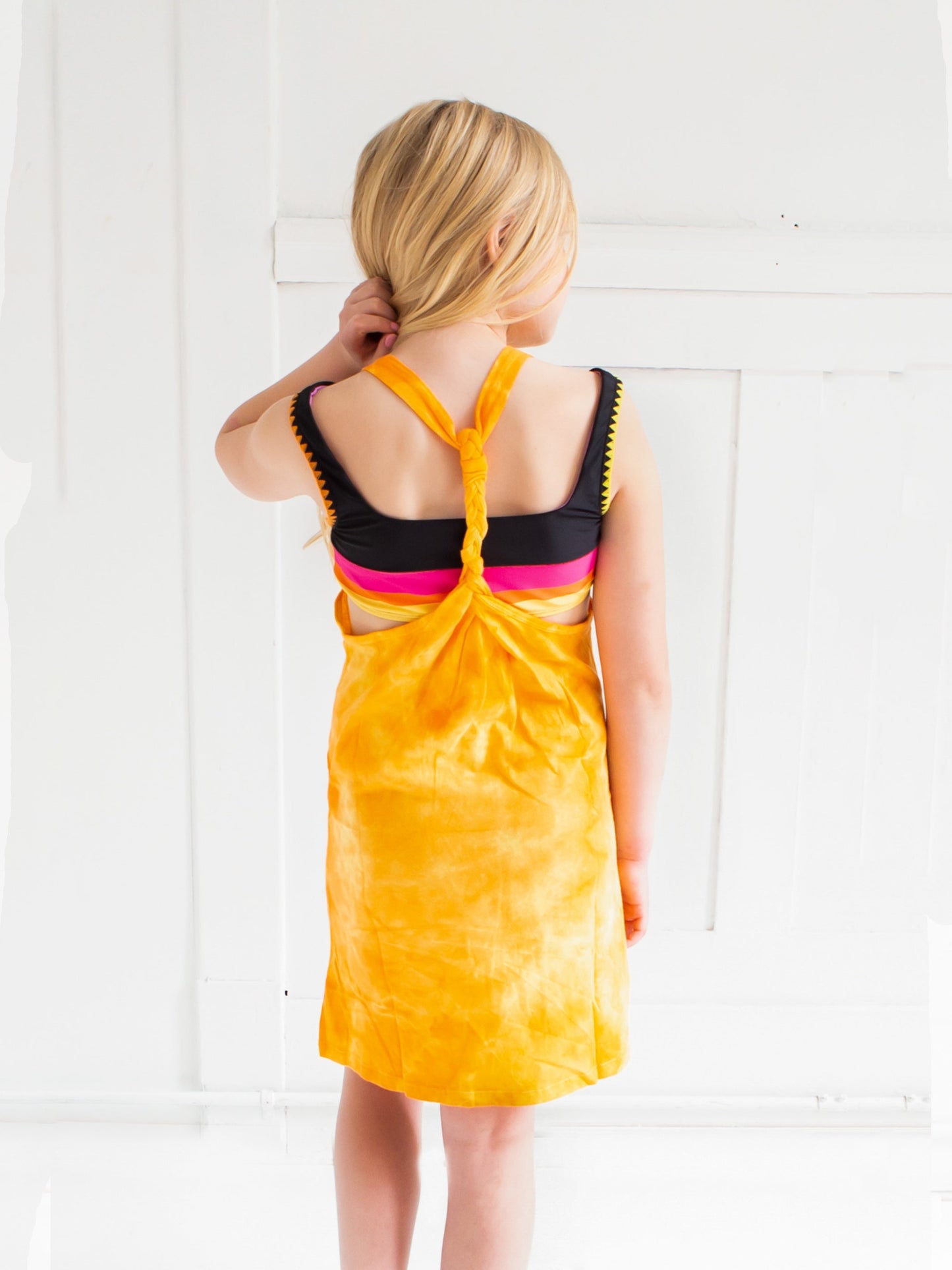 Chasteen Braided Tie Dye Tank Coverup Dress