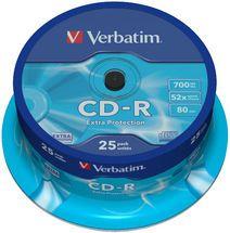 VERBATIM CD-R 700MB 25Pk Spindle 52x