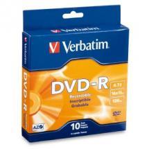 VERBATIM DVD-R 4.7GB 10Pk Spindle 16x